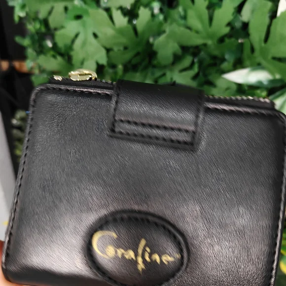 Coraline Black Wallet with Artistic Design - Picture 8 of 8